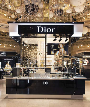 Conception et réalisation d'un stand Dior